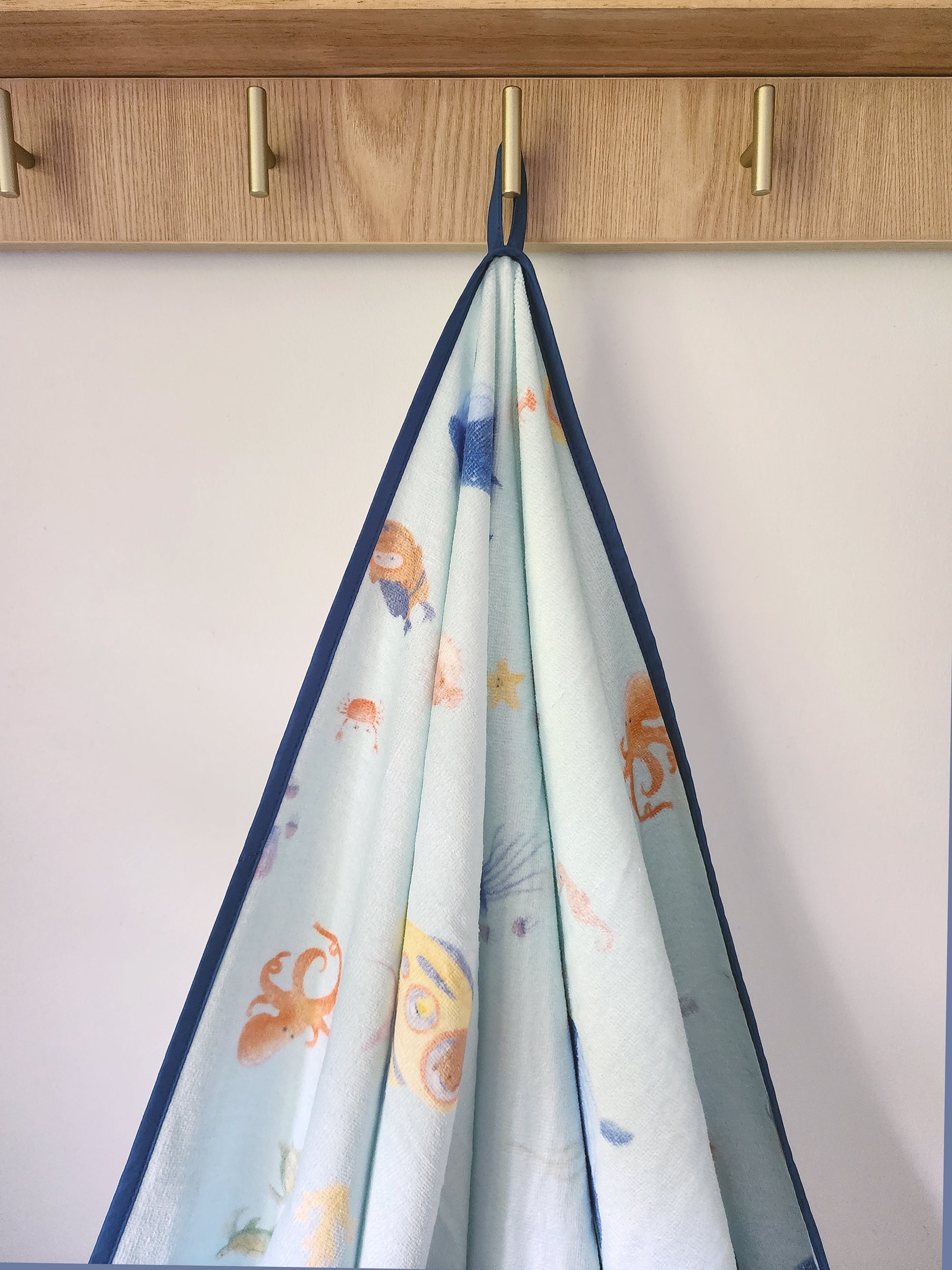 Organic Bath Towel - Ocean