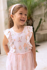 Load image into Gallery viewer, *RESTOCKED* Bamboo Tulle Dress - Fairy Bloom
