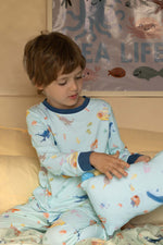 Load image into Gallery viewer, Kids Pyjamas set - Ocean (Long Sleeved)
