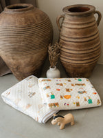 Load image into Gallery viewer, *PRE-ORDER* Bamboo Waterproof Bed Mat (With Wings) - Harvest
