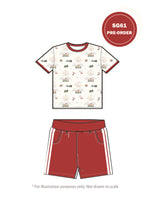 Load image into Gallery viewer, *PRE-ORDER* Bamboo Unisex Day Wear Set - SG61 No Otter Place Like Home
