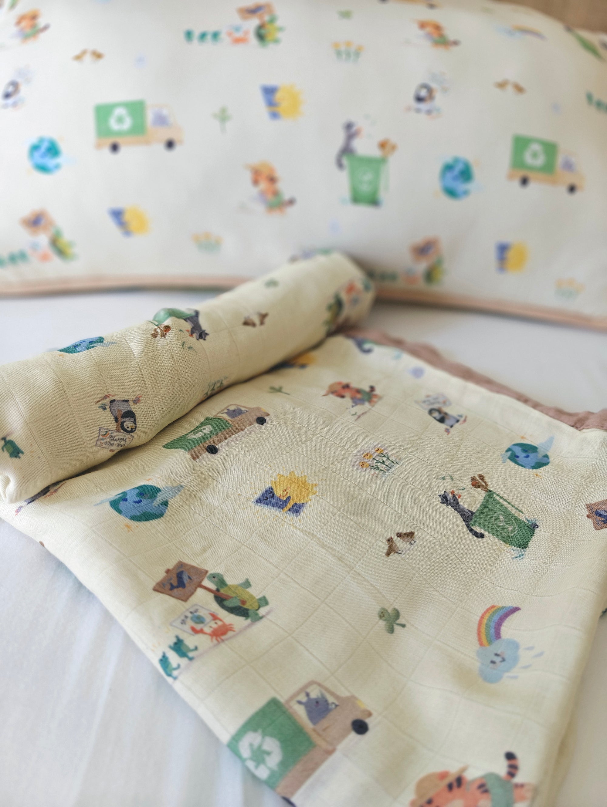 Bamboo Blanket - Save Our Planet (Small)