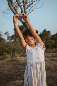 Bamboo Twirl Dress - Ballerina