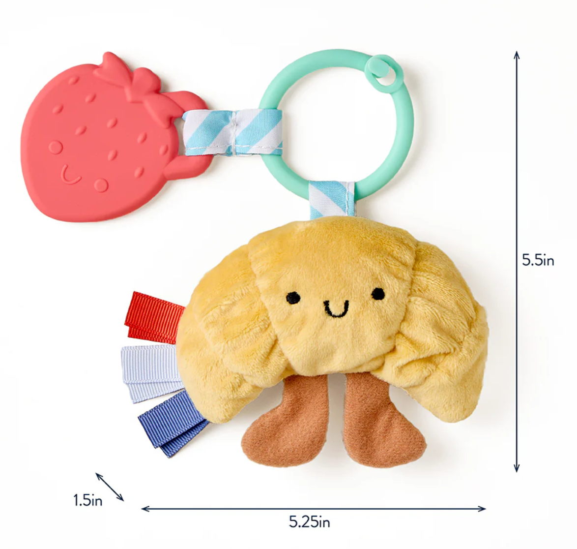 (MIX & MATCH) Chloe the Croissant Itzy Pal™ Infant Toy