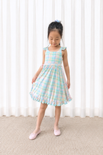 Load image into Gallery viewer, Bamboo Twirl Dress - Bubblegum
