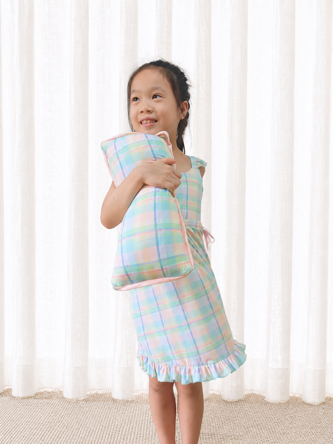 Bamboo Twirl Dress - Bubblegum
