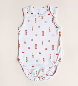 Bamboo Sleeveless Boysuit Onesie - RUYI V2