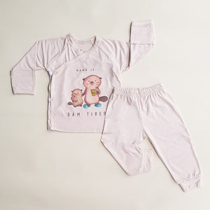 Baby/Toddler Pyjamas set - Dam Tired