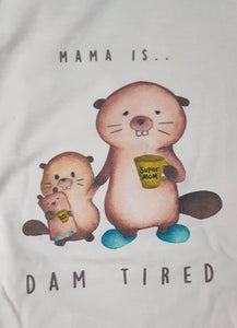 Baby/Toddler Pyjamas set - Dam Tired