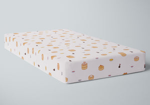 Bamboo Lyocell Cot Sheet - Dim Sum