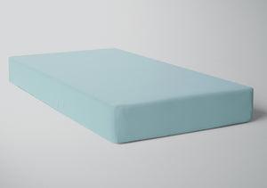 Bamboo Lyocell Cot Sheet - Frost